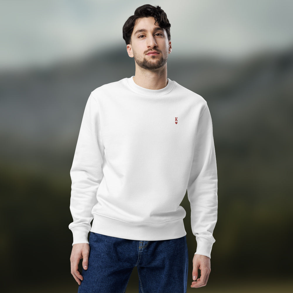 King of Books Sweater - Weiß