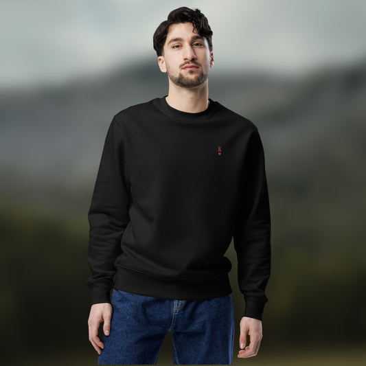 King of Books Sweater - Schwarz