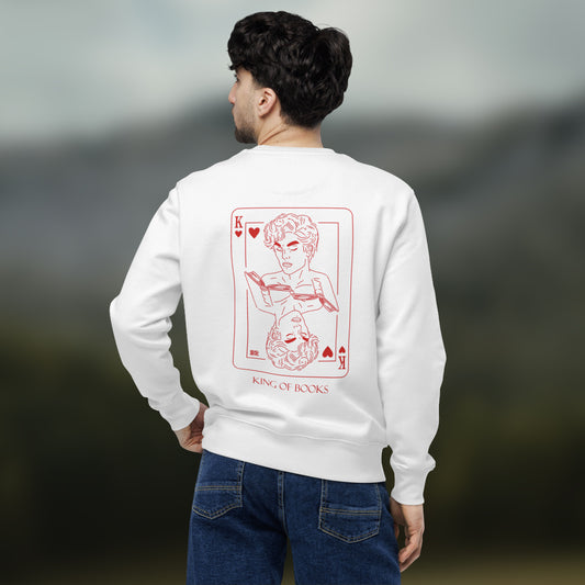 King of Books Sweater - Weiß