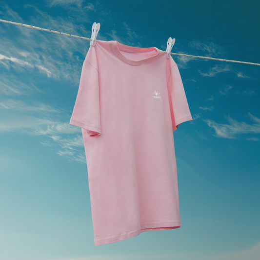 READO Unisex T-Shirt Cotton Pink (gestickt)