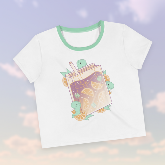 READOSAURUS SUMMERSPLASH Crop Top